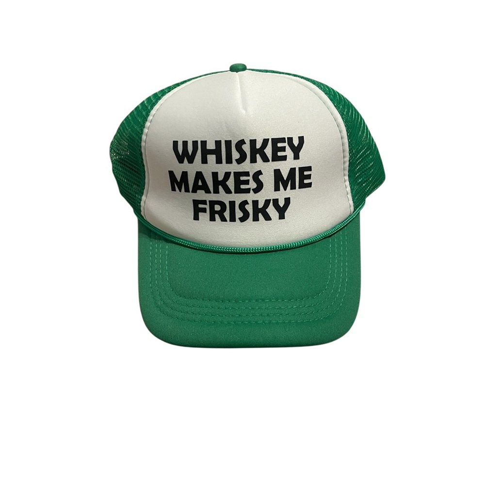 Green and White Trucker Hat